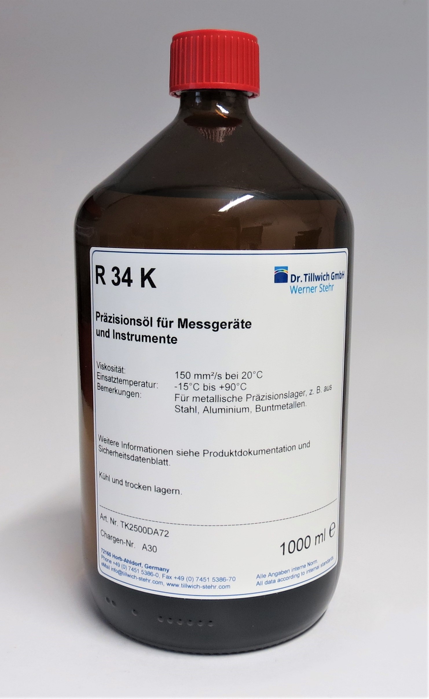 Produktbild: TK2500 R 34 K Präzisionsöl