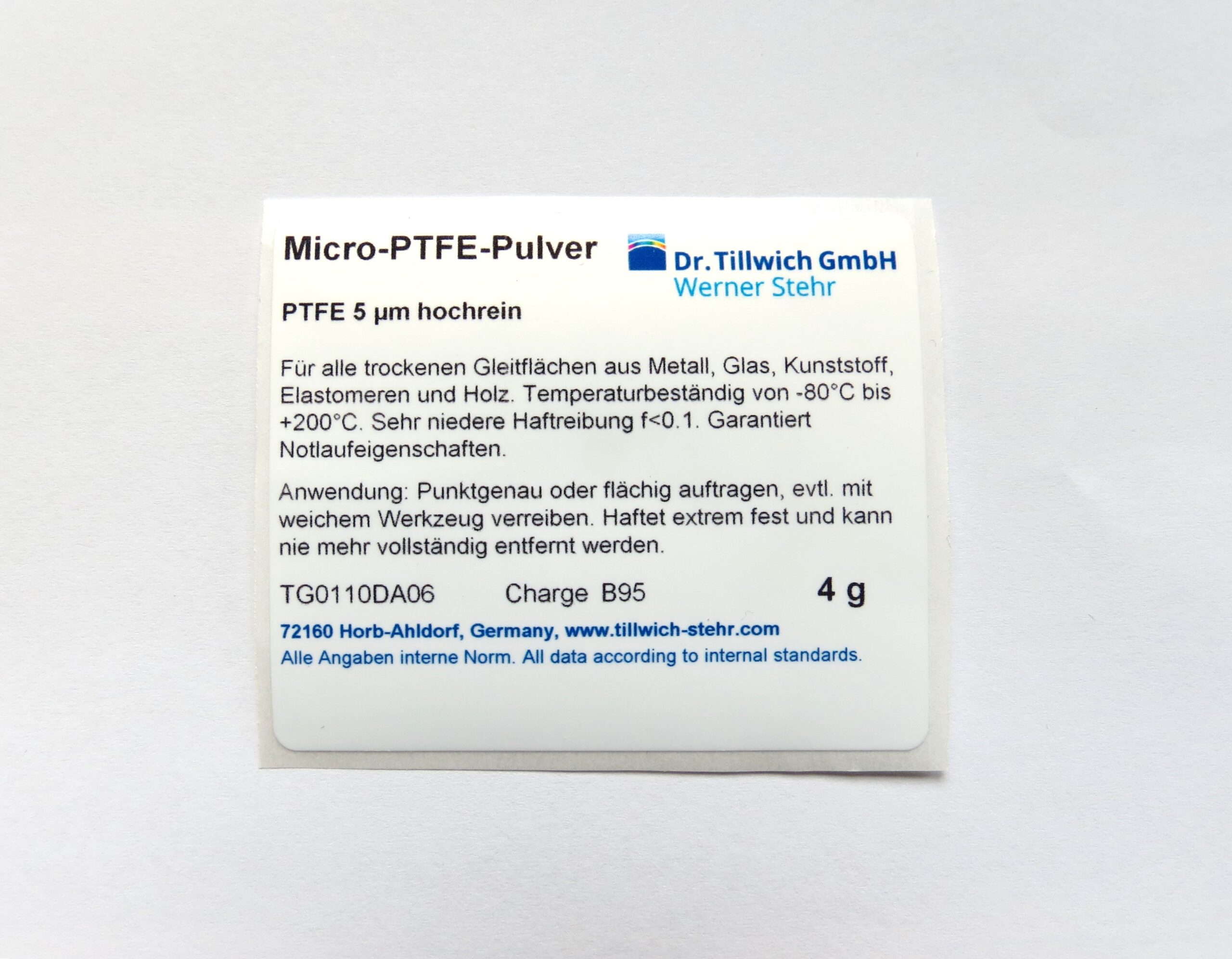 Produktbild: TG0110 Festschmierstoff