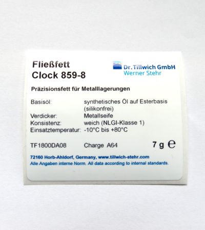 TF1800 Fließfett Clock 859-8