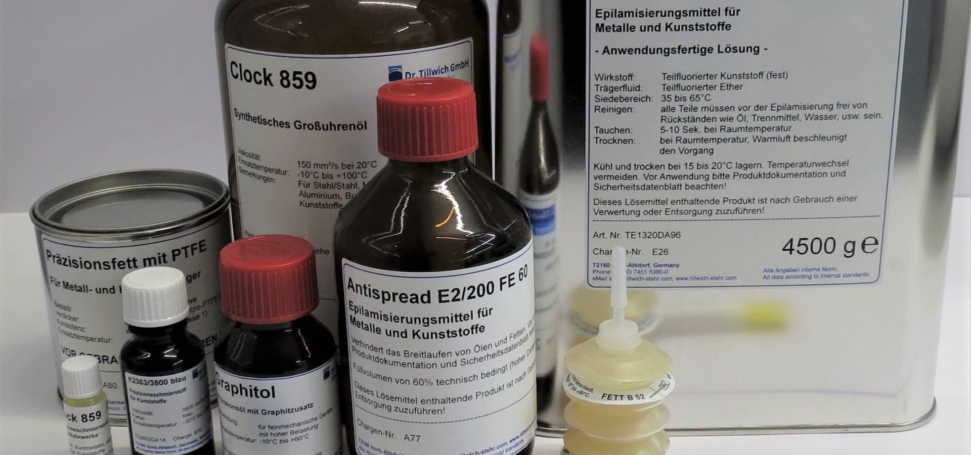 Schmierstoffauswahl für Uhren