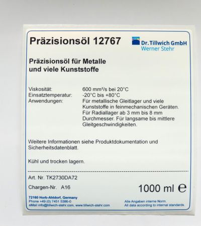 TK2730 Präzisionsöl 12767